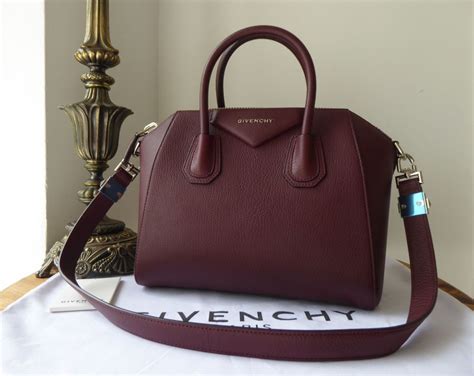 givenchy antigona mini burgundy|givenchy antigona small sale.